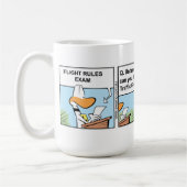 Funny Coffee Aviation Humour Mug (Gauche)