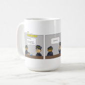 Funny Coffee Cup Koffiemok (Voorkant links)