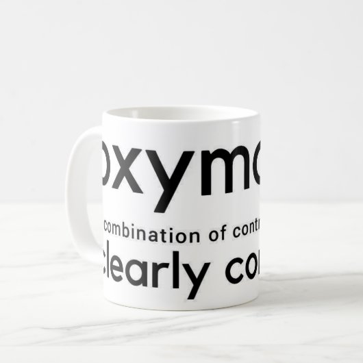 Funny Coffee Cup Mok (Voorkant links)
