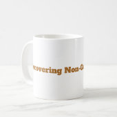 Funny Coffee Drinker Koffiemok (Voorkant links)