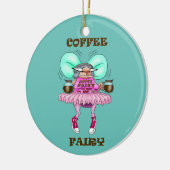 Funny Coffee Fairy Ornament (Links)