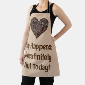 Funny Coffee Gezegde Schort (Insitu)