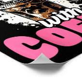 Funny Coffee Gift - Everything Is Better With Coff Poster (Hoek)