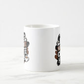 Funny Coffee Gifted mok – Het leven gebeurt koffie (Center)