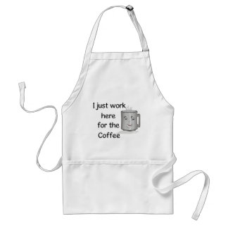 Funny Coffee Lover Apron Standaard Schort