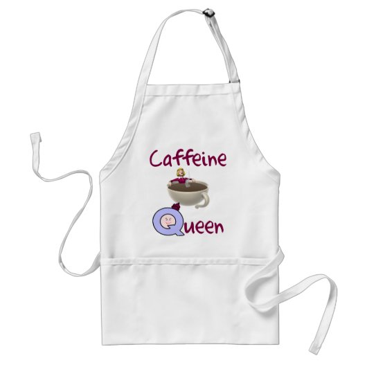 Funny Coffee Lover Apron Standaard Schort (Voorkant)