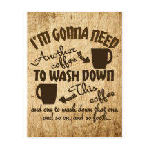 Funny Coffee Lover's Caffeine Typografie