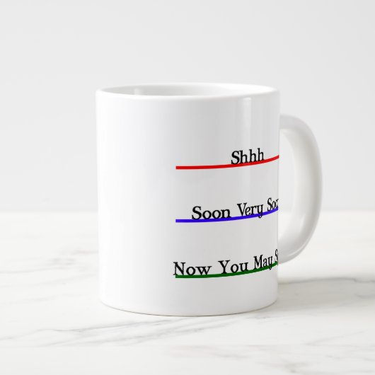 Funny Coffee Lovers Extra Grote Beker (Voorkant rechts)