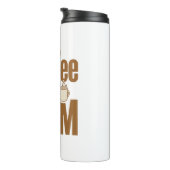 Funny Coffee Lover's Zen Quote Thermosbeker (Geroteerd rechts)