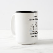 Funny Coffee Meme I Caffeinated and Hope Mug (Devant gauche)
