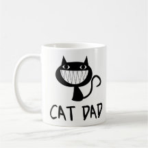 Funny Coffee Mok Gift - Cat Dad - Coffee Lover Mok
