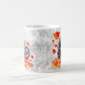 Funny coffee mok Ik koester elke bladgrijs (Center)