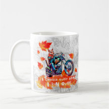 Funny coffee mok Ik koester elke bladgrijs