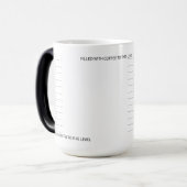 Funny Coffee Mok Large - Morphing (Voorkant links)