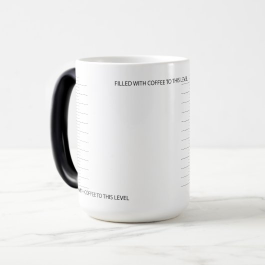 Funny Coffee Mok Large - Morphing (Voorkant links)