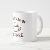Funny Coffee Mok - "Powered by Coffee" Ontwerp (Voorkant rechts)