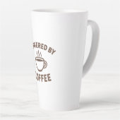 Funny Coffee Mok - "Powered by Coffee" Ontwerp (Rechterhoek)