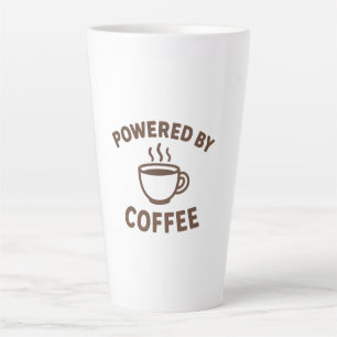 Funny Coffee Mok - "Powered by Coffee" Ontwerp