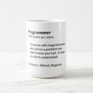 Funny coffee mok - Programmeerdefinitie - quote