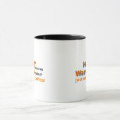 Funny Coffee Mok Quote Hand Warmer (Midden)