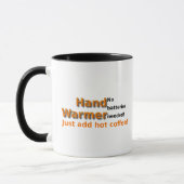 Funny Coffee Mok Quote Hand Warmer (Links)