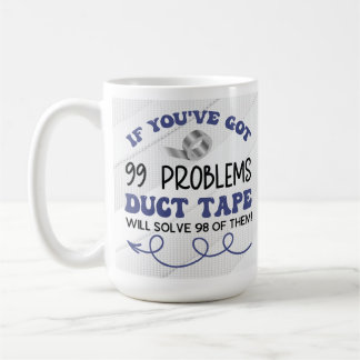 Funny Coffee Mok – Sassy Duct Tape Quote Papa Gift