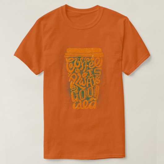 Funny Coffee Mok T-shirt (Design voorkant)