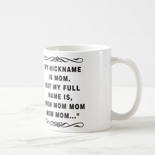 Funny Coffee Mok voor MOM (Rechts)