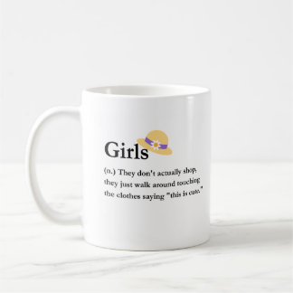 Funny Coffee Mok voor Shopaholic Girls