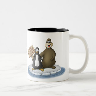 Funny Coffee Mugs: Beste vrienden Forever Tweekleurige Koffiemok