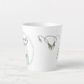 Funny Coffee Mugs Secret Santa Idea Latte Mok (Voorkant)