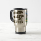 Funny Coffee Mugs: Werkster Reisbeker (Voorkant links)