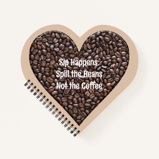 Funny Coffee Quote Notitieboek (Voorkant)