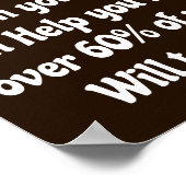 Funny Coffee Quote Poster (Hoek)