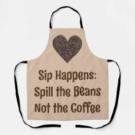 Funny Coffee Quote Schort