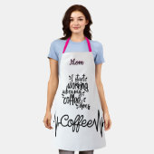 Funny Coffee Schort gepersonaliseerd voor mam (Gedragen)