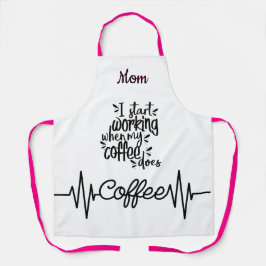 Funny Coffee Schort gepersonaliseerd voor mam