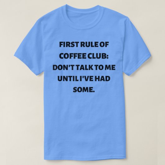 FUNNY COFFEE SHIRT (Design voorkant)
