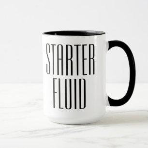 Funny Coffee Starter Fluid Mok