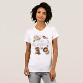 Funny Coffee T-shirt (Voorkant volledig)