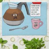 Funny Coffee Theedoek (Gevouwen)