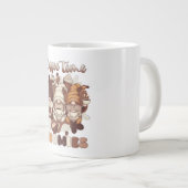 Funny Coffee Time Cup for Coffee Lovers, Friends  Extra Grote Beker (Voorkant rechts)