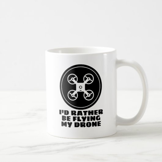 Funny coffeeshops mok voor drone-piloot (Rechts)