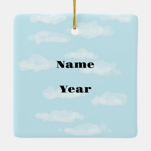 Funny Cold Weather Forecast Kerstversiering Keramisch Ornament (Achterkant)