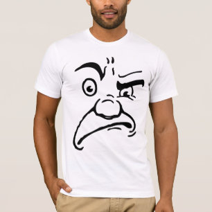 FUNNY COLÈRE FACE AUX T-SHIRTS