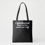 Funny College High School Afstuderen Gift Draagtas (Voorkant)