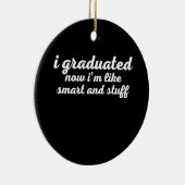 Funny College High School Afstuderen Gift Keramisch Ornament (Rechts)