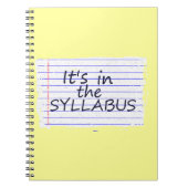 Funny College Professor Notebook Notitieboek (Voorkant)