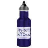 Funny College Professor Water Bottle Waterfles (Rechts)