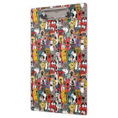 Funny Colorful Dogs Klembord (Links)